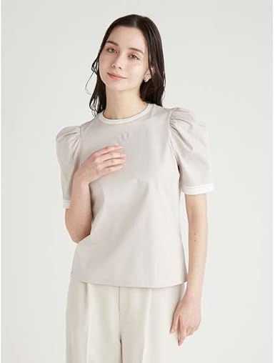 CELFORD ホワイト パフスリーブ Tシャツ 36 セルフォード celford ホワイト パフスリーブ ニットトップス 36